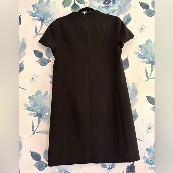 EUC Theory Mock Neck Little Black Dress - Picture 3 of 5